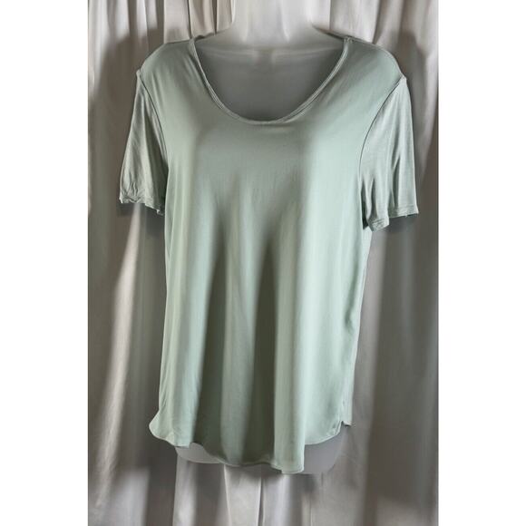 Ann Taylor LOFT Short Sleeves Media T Shirt Pale Green M Minimalists 72-36 - Picture 13 of 15